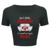 Ladies' Poly-Cotton Crop T-Shirt Thumbnail