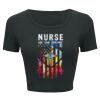 Ladies' Poly-Cotton Crop T-Shirt Thumbnail