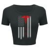 Ladies' Poly-Cotton Crop T-Shirt Thumbnail