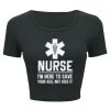 Ladies' Poly-Cotton Crop T-Shirt Thumbnail