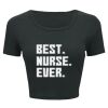 Ladies' Poly-Cotton Crop T-Shirt Thumbnail