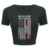 Ladies' Poly-Cotton Crop T-Shirt Thumbnail