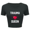 Ladies' Poly-Cotton Crop T-Shirt Thumbnail