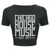Ladies' Poly-Cotton Crop T-Shirt Thumbnail