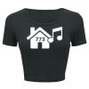 Ladies' Poly-Cotton Crop T-Shirt Thumbnail