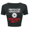 Ladies' Poly-Cotton Crop T-Shirt Thumbnail