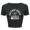 Ladies' Poly-Cotton Crop T-Shirt Thumbnail