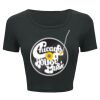 Ladies' Poly-Cotton Crop T-Shirt Thumbnail
