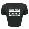 Ladies' Poly-Cotton Crop T-Shirt Thumbnail