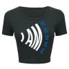 Ladies' Poly-Cotton Crop T-Shirt Thumbnail