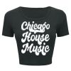 Ladies' Poly-Cotton Crop T-Shirt Thumbnail