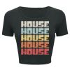 Ladies' Poly-Cotton Crop T-Shirt Thumbnail