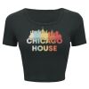 Ladies' Poly-Cotton Crop T-Shirt Thumbnail