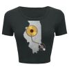Ladies' Poly-Cotton Crop T-Shirt Thumbnail