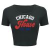 Ladies' Poly-Cotton Crop T-Shirt Thumbnail