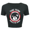 Ladies' Poly-Cotton Crop T-Shirt Thumbnail