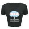 Ladies' Poly-Cotton Crop T-Shirt Thumbnail