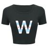 Ladies' Poly-Cotton Crop T-Shirt Thumbnail
