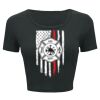 Ladies' Poly-Cotton Crop T-Shirt Thumbnail