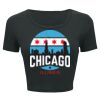 Ladies' Poly-Cotton Crop T-Shirt Thumbnail