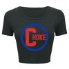 Ladies' Poly-Cotton Crop T-Shirt Thumbnail