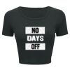Ladies' Poly-Cotton Crop T-Shirt Thumbnail
