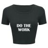 Ladies' Poly-Cotton Crop T-Shirt Thumbnail