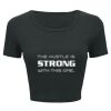 Ladies' Poly-Cotton Crop T-Shirt Thumbnail