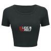 Ladies' Poly-Cotton Crop T-Shirt Thumbnail