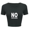 Ladies' Poly-Cotton Crop T-Shirt Thumbnail