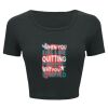 Ladies' Poly-Cotton Crop T-Shirt Thumbnail
