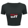 Ladies' Poly-Cotton Crop T-Shirt Thumbnail