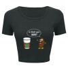 Ladies' Poly-Cotton Crop T-Shirt Thumbnail