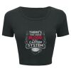 Ladies' Poly-Cotton Crop T-Shirt Thumbnail