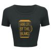 Ladies' Poly-Cotton Crop T-Shirt Thumbnail