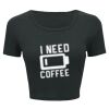 Ladies' Poly-Cotton Crop T-Shirt Thumbnail