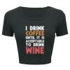 Ladies' Poly-Cotton Crop T-Shirt Thumbnail