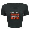 Ladies' Poly-Cotton Crop T-Shirt Thumbnail