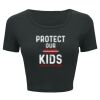 Ladies' Poly-Cotton Crop T-Shirt Thumbnail