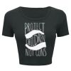 Ladies' Poly-Cotton Crop T-Shirt Thumbnail