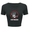 Ladies' Poly-Cotton Crop T-Shirt Thumbnail