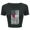 Ladies' Poly-Cotton Crop T-Shirt Thumbnail