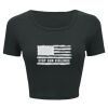 Ladies' Poly-Cotton Crop T-Shirt Thumbnail