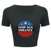 Ladies' Poly-Cotton Crop T-Shirt Thumbnail