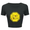 Ladies' Poly-Cotton Crop T-Shirt Thumbnail