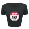 Ladies' Poly-Cotton Crop T-Shirt Thumbnail