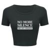 Ladies' Poly-Cotton Crop T-Shirt Thumbnail