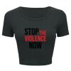 Ladies' Poly-Cotton Crop T-Shirt Thumbnail