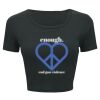 Ladies' Poly-Cotton Crop T-Shirt Thumbnail