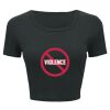 Ladies' Poly-Cotton Crop T-Shirt Thumbnail